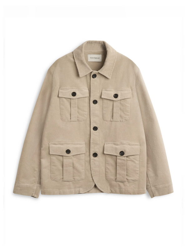 oliver spencer Shawcross Jacket Sibley Cord Beige