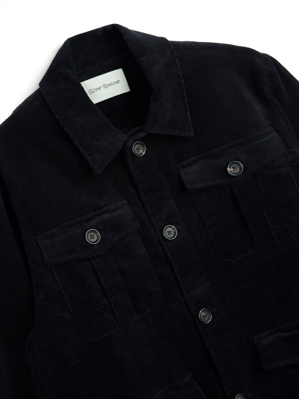 Oliver Spencer Shawcross Jacket Sibley Cord Navy