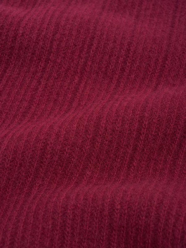 Oliver Spencer Soane Scarf Overton Wine Red