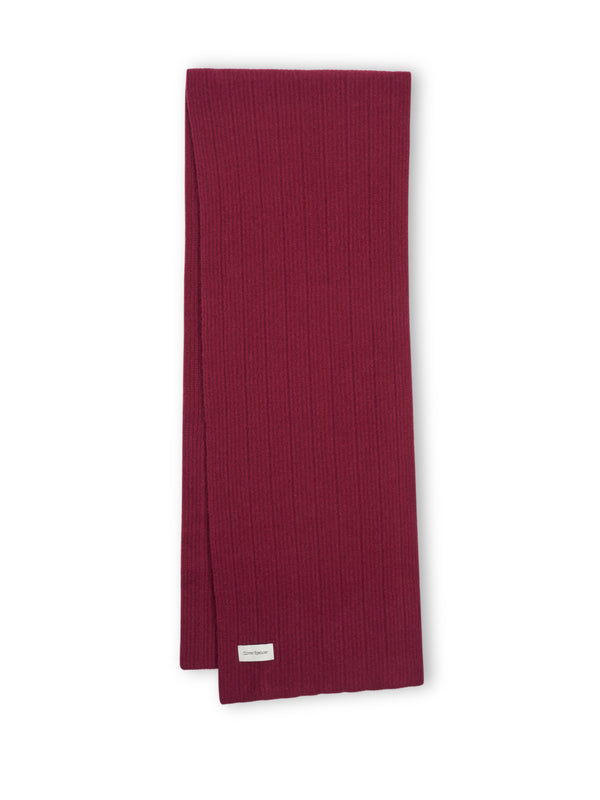 oliver spencer Soane Scarf Overton Wine Red