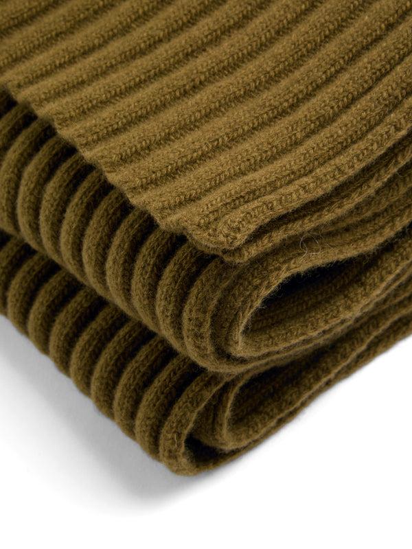 Oliver Spencer Soane Scarf Rib Olive Green