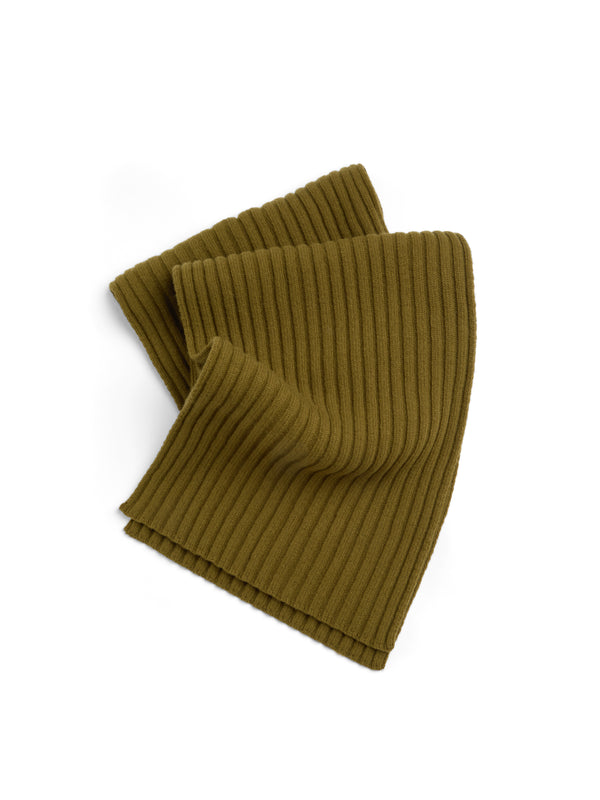 Oliver Spencer Soane Scarf Rib Olive Green