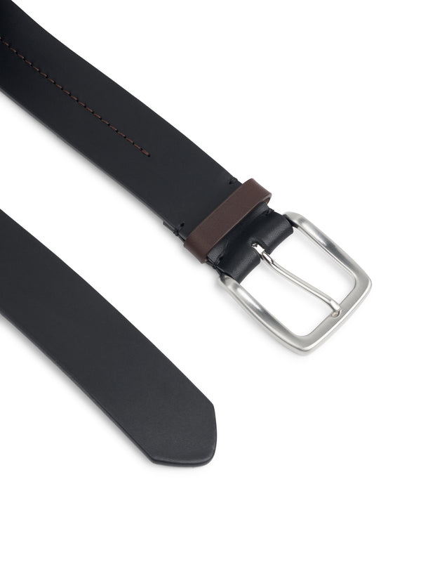 Oliver Spencer Stitch Belt Leather Black