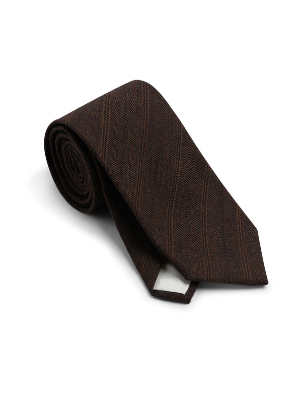 Oliver Spencer Tie Fairview Rust