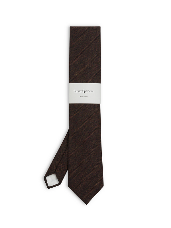 oliver spencer Tie Fairview Rust