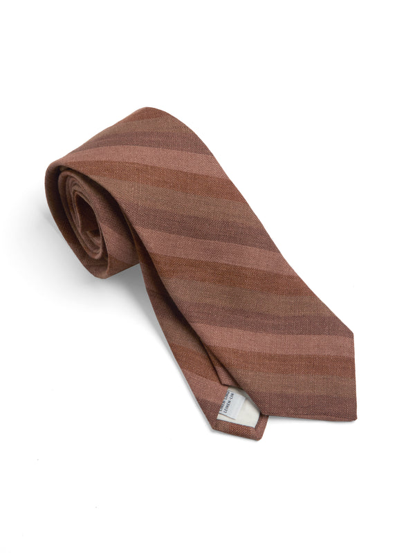 Oliver Spencer Tie Lowson Terracotta