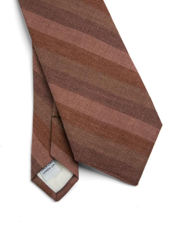 Oliver Spencer Tie Lowson Terracotta