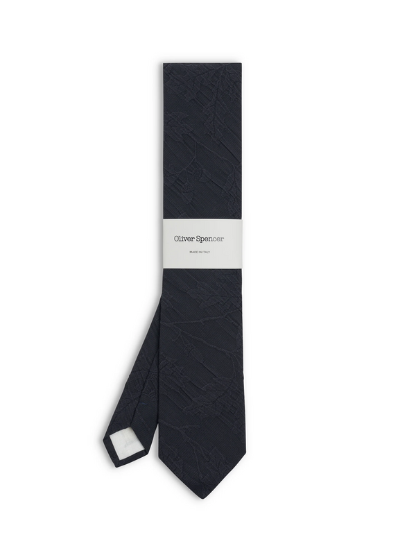 oliver spencer Tie Pitino Black