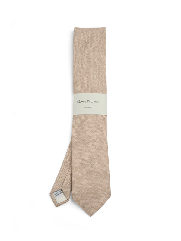 oliver spencer Tie Southwell Pink