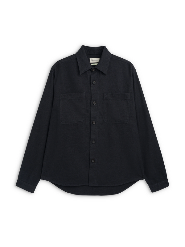 oliver spencer Treviscoe Shirt Holloway Charcoal