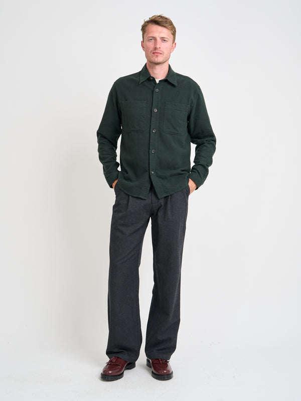 Oliver Spencer Treviscoe Shirt Holloway Green