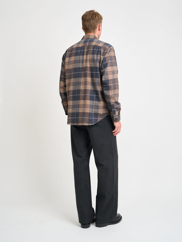 Oliver Spencer Treviscoe Shirt Larsen Brown