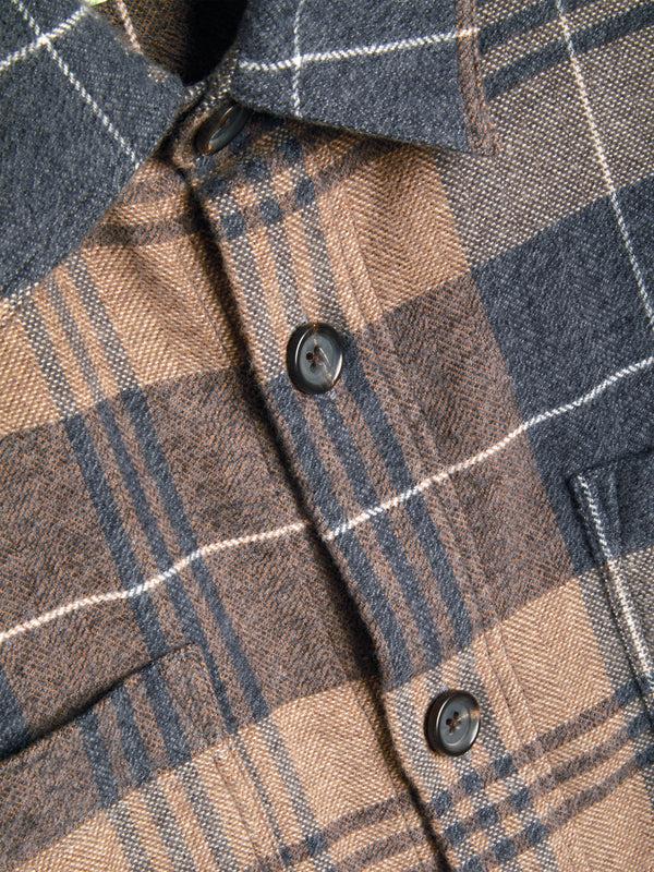 Oliver Spencer Treviscoe Shirt Larsen Brown