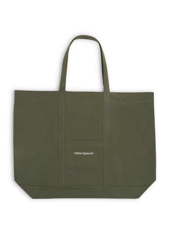 oliver spencer Weekend Tote Bag Cheviot Green