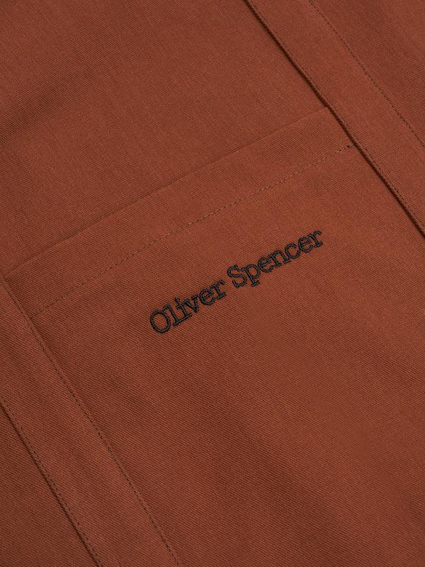 Oliver Spencer Weekend Tote Bag Cheviot Rust