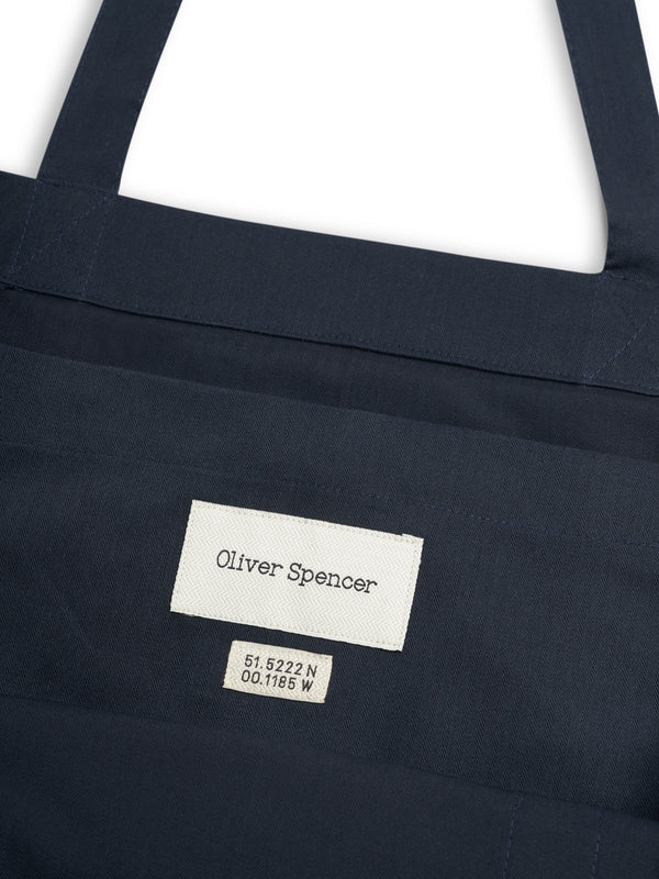 Oliver Spencer Weekend Tote Bag Eden Navy