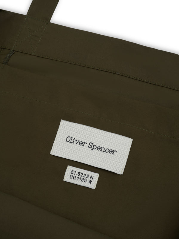 Oliver Spencer Weekend Tote Bag Lingen Green