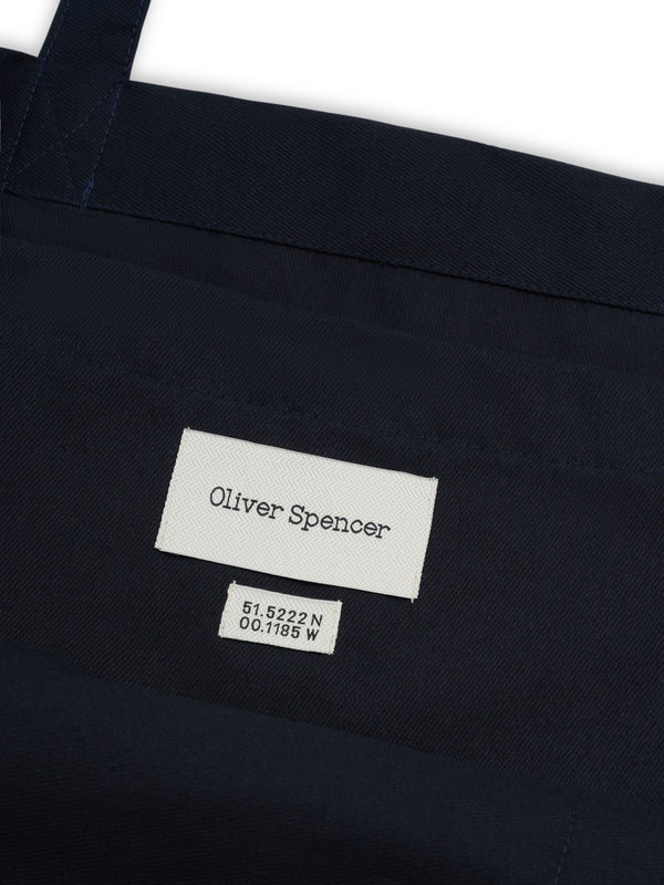 Oliver Spencer Weekend Tote Bag Park Navy