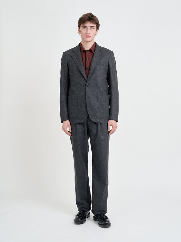 Oliver Spencer Westbury Jacket Richards Charcoal
