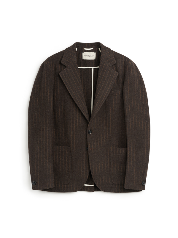 oliver spencer Westbury Jacket Taplin Brown