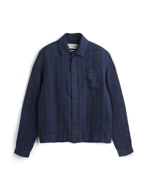 oliver spencer Witley Jacket Arnold Navy