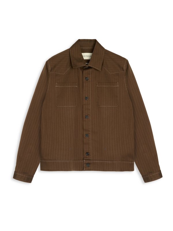 oliver spencer Witley Jacket Faulkes Brown