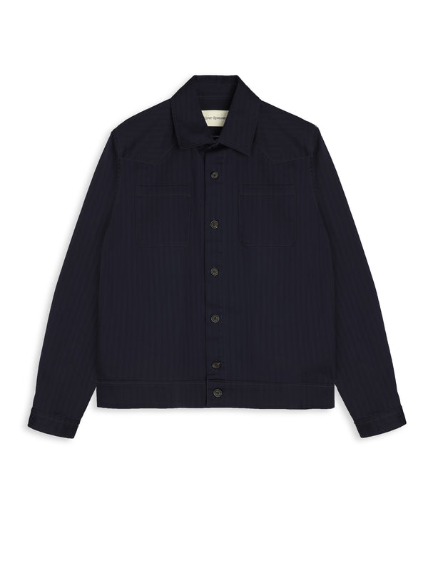 oliver spencer Witley Jacket Faulkes Navy