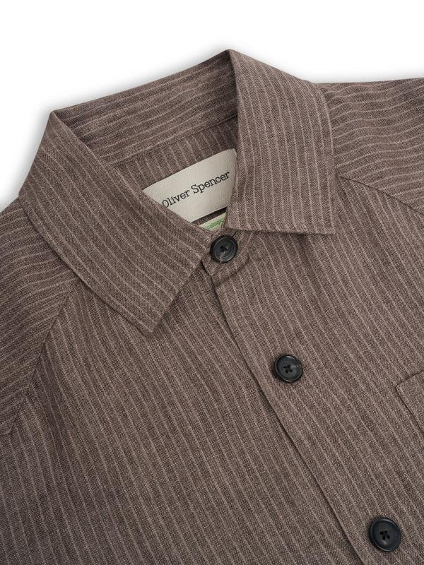 Oliver Spencer Witley Jacket Wilkins Brown/Pink