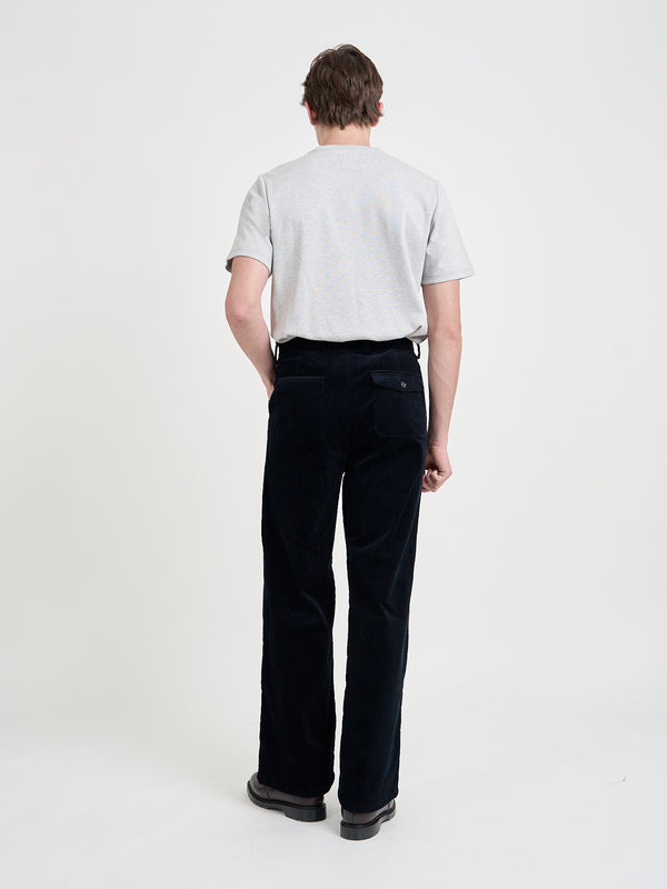 Oliver Spencer Orsman Trousers Deakin Cord Midnight