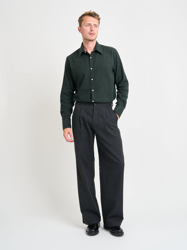 Oliver Spencer Orsman Trousers Stockbridge Charcoal