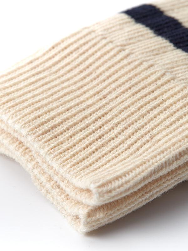 Oliver Spencer Polperro Socks Albion Cream/Sky Blue