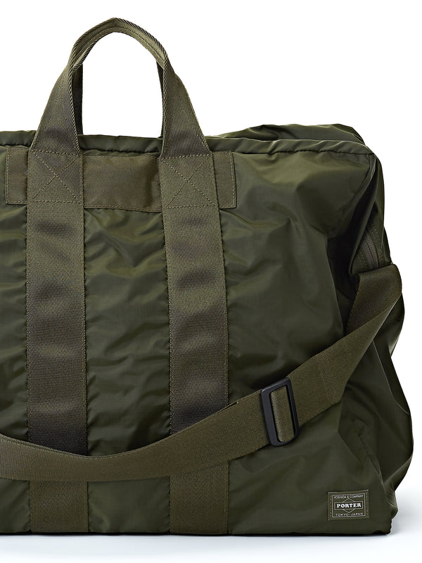 Oliver Spencer Porter-Yoshida & Co 2-way Flex Duffle Bag Olive