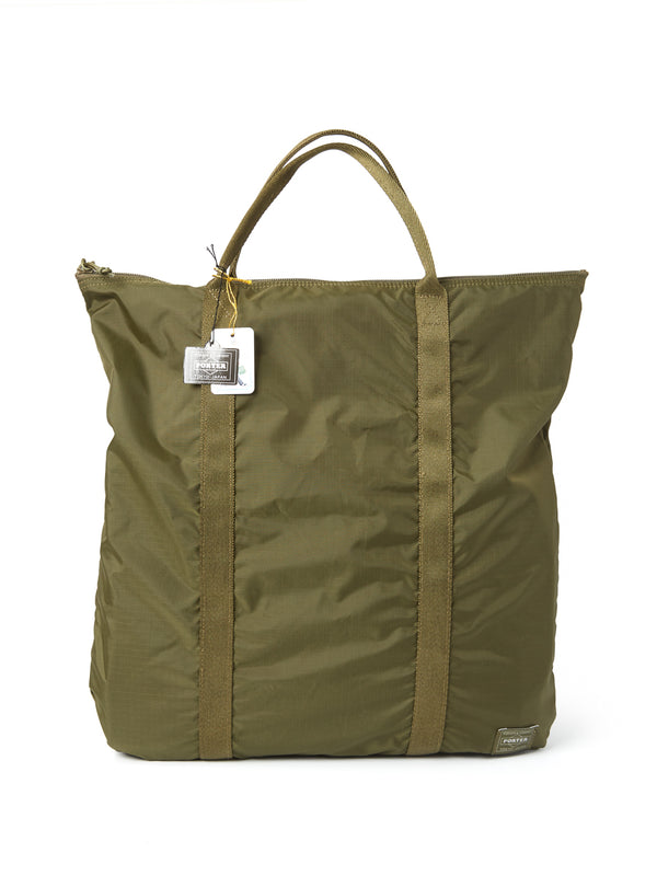 oliver spencer Porter-Yoshida & Co Flex 2-Way Tote Bag Olive