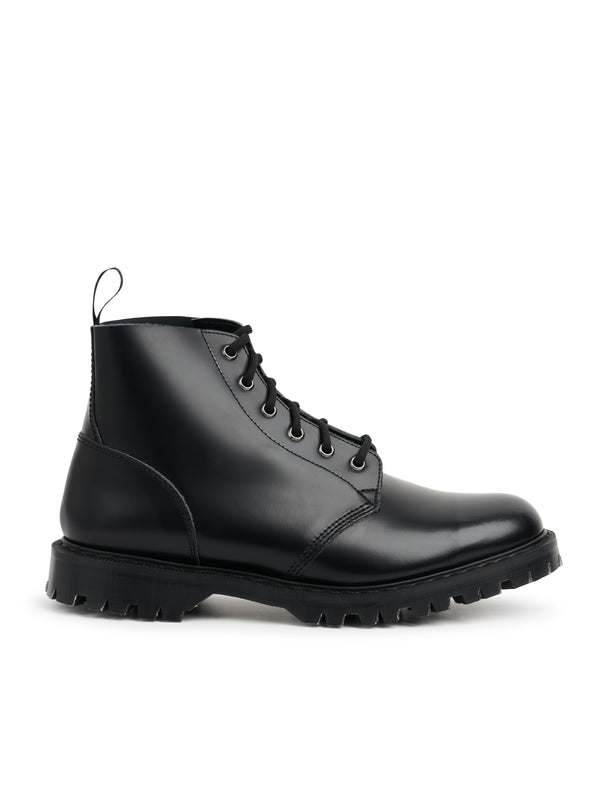 oliver spencer Solovair x Oliver Spencer Black Hi Shine Leather Astronaut Boot