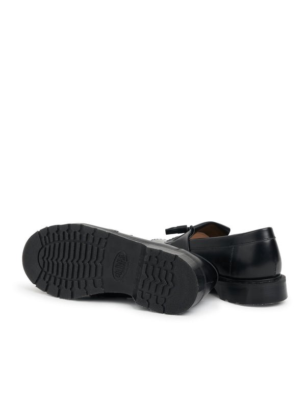 Oliver Spencer Solovair X Oliver Spencer Black Hi Shine Leather Tassel Loafer