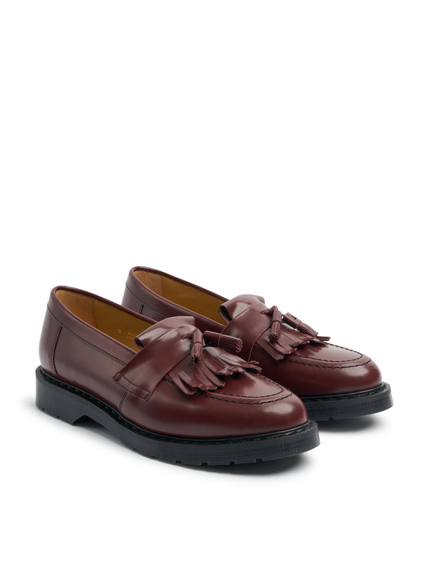 Oliver Spencer Solovair X Oliver Spencer Cherry Red Leather Tassel Loafer
