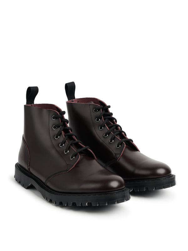 Oliver Spencer Solovair X Oliver Spencer Oxblood Hi Shine Leather Astronaut Boot