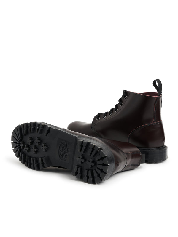 Oliver Spencer Solovair X Oliver Spencer Oxblood Hi Shine Leather Astronaut Boot