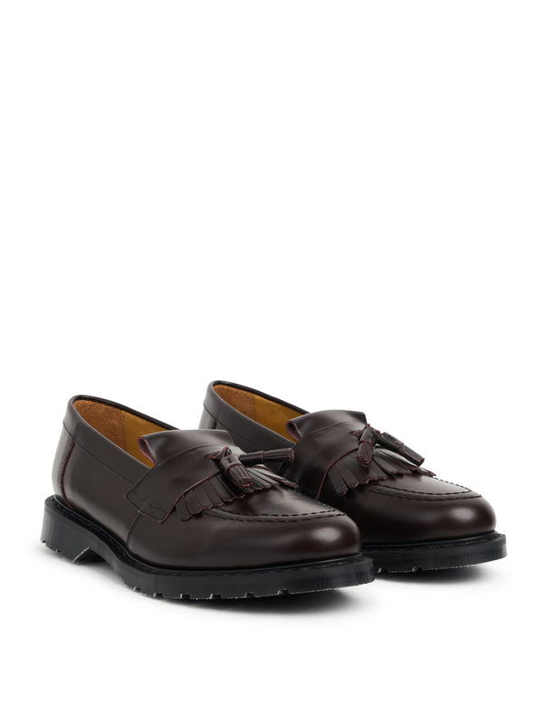 Oliver Spencer Solovair X Oliver Spencer Oxblood Hi Shine Leather Tassel Loafer