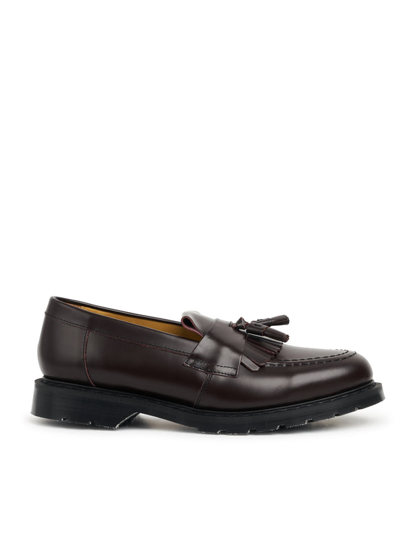 oliver spencer Solovair x Oliver Spencer Oxblood Hi Shine Leather Tassel Loafer