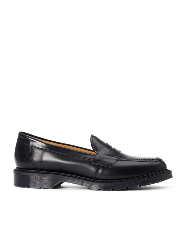 oliver spencer Solovair x Oliver Spencer Penny Loafer Black Hi Shine Leather