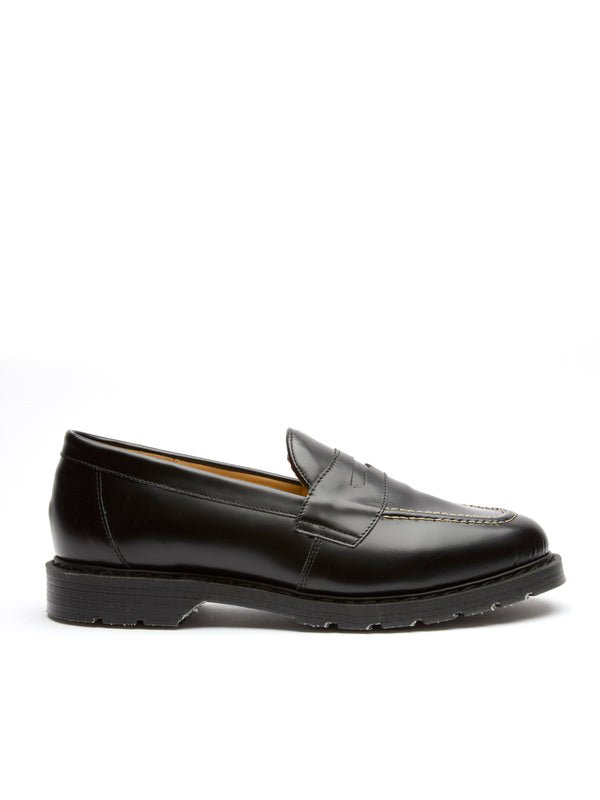 oliver spencer Solovair x Oliver Spencer Penny Loafer Black Hi Shine Leather Stitch