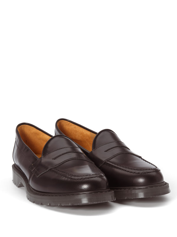 Oliver Spencer Solovair X Oliver Spencer Penny Loafer Ox Blood Hi Shine Leather