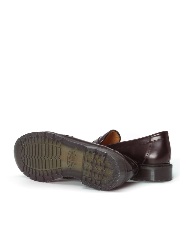 Oliver Spencer Solovair X Oliver Spencer Penny Loafer Ox Blood Hi Shine Leather