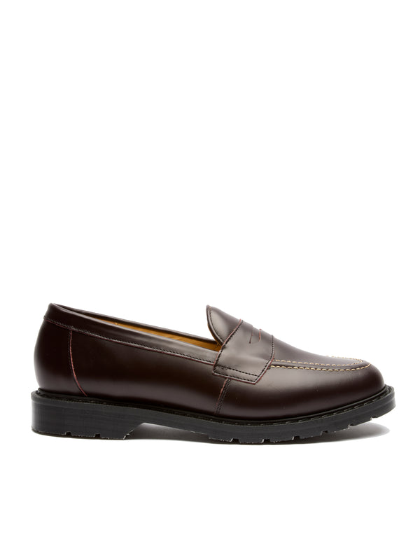 oliver spencer Solovair x Oliver Spencer Penny Loafer Ox Blood Leather Stitch