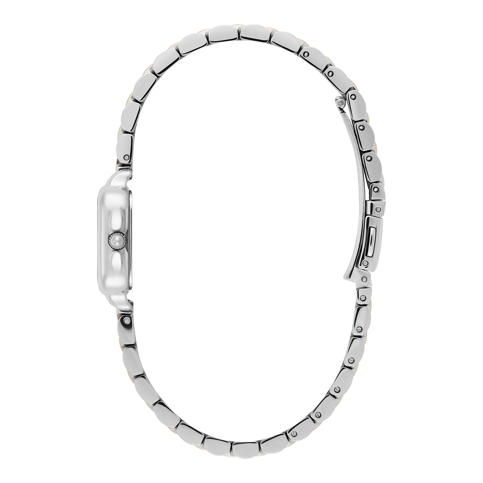 Olivia Burton 20mm Mini Grosvenor Chalk Blue & Two Tone Bracelet Watch
