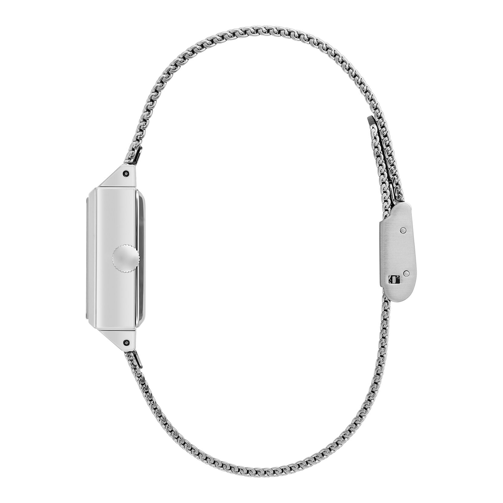 Olivia Burton 23mm Lucky Bee Blue & Silver Mesh Watch