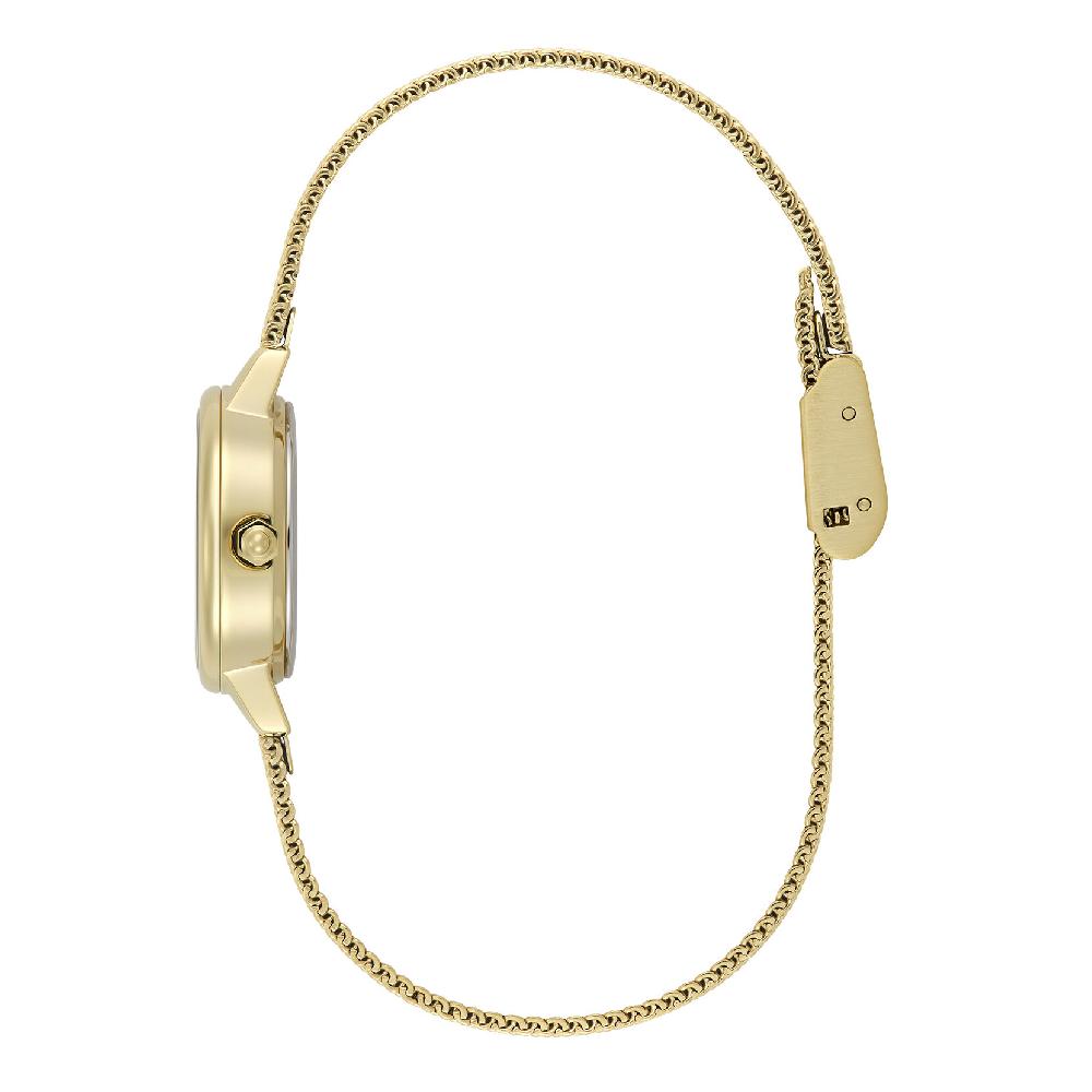 Olivia Burton 23mm Mini Forest Green & Gold Mesh Watch
