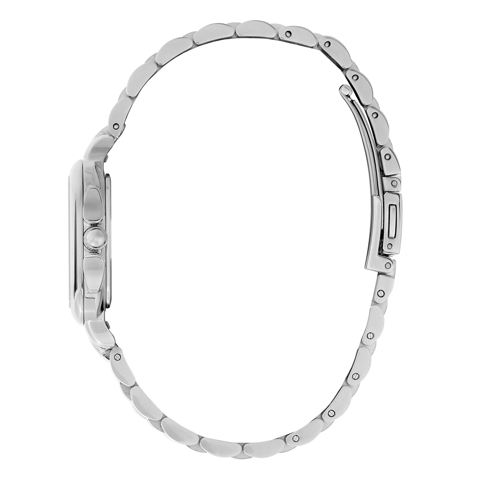 Olivia Burton 28mm Grosvenor Blue & Silver Bracelet Watch