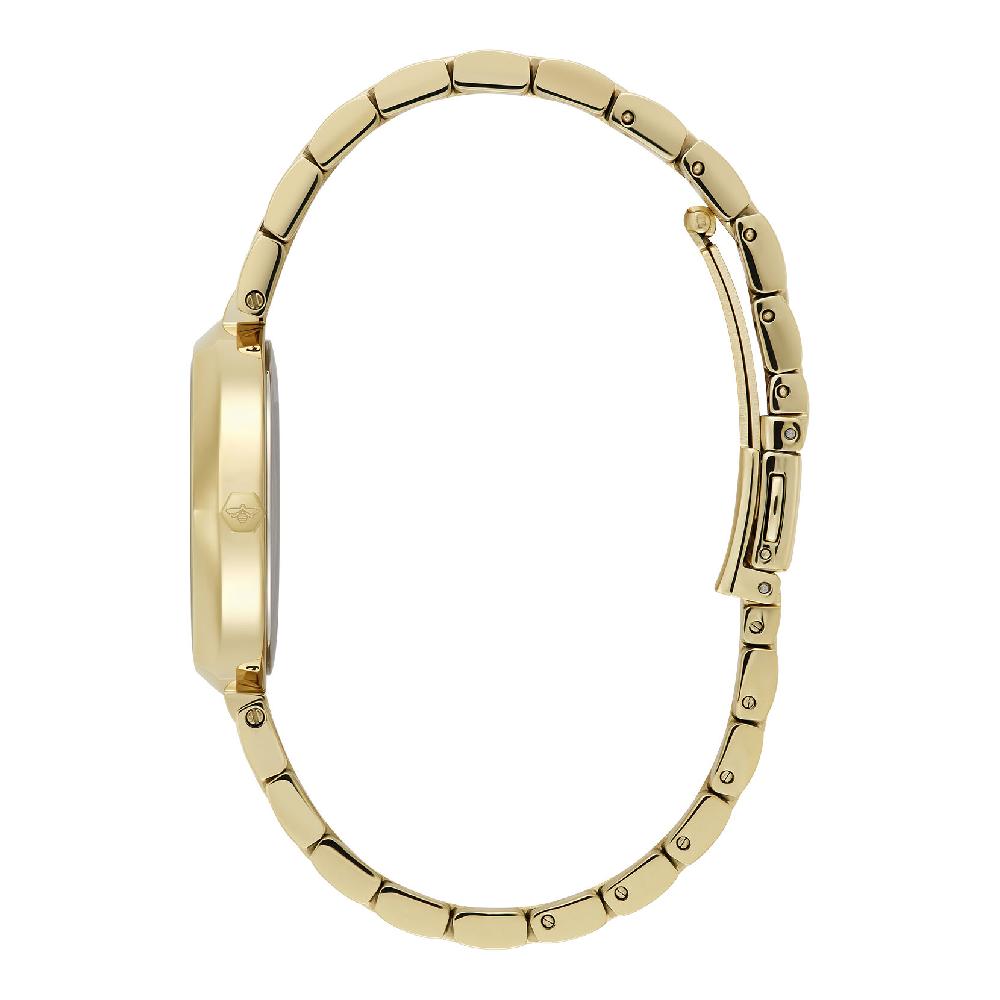 Olivia Burton 32mm Dimension T-Bar Ivory & Gold Bracelet Watch